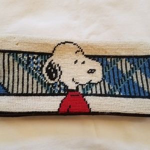 Peanuts/ snoopy silk & velvet wallet!